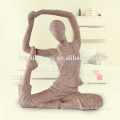 Elegance abstract granite human girl yoga pose sculpture handcarved abstract yoga lady statue